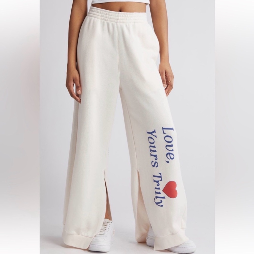 Boys Lie Yours Truly Marshall Cream Sweatpants
